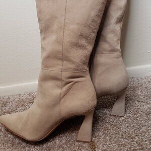 Suede Mid Calf Vince Camuto Boot - Wide Calf